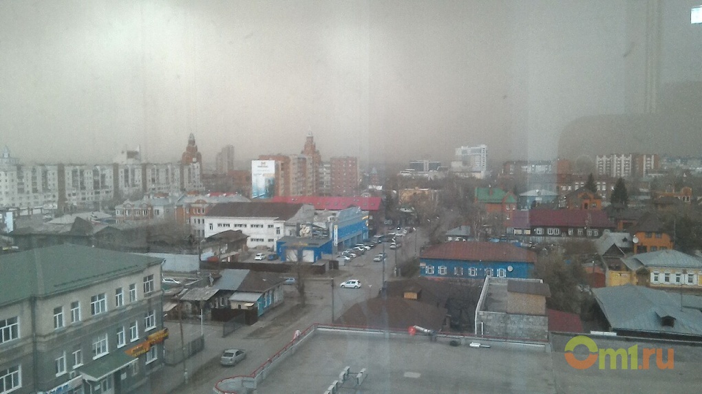 Сильный ветер сохранится в Омске до конца дня