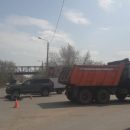 В Омске произошло страшное ДТП с КамАЗом и мопедом